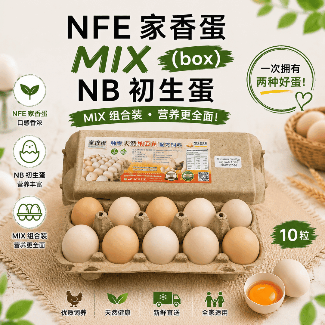 Mix Natural Farm Fresh Egg | 家香蛋 / 初生蛋